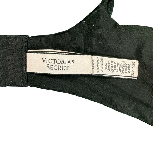 Victoria’s Secret 32DD Body by Victoria Perfect Shape Bra Black Padded Underwire - Picture 9 of 11